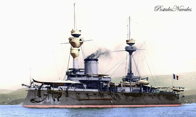 Французский броненосец Шарль Мартель