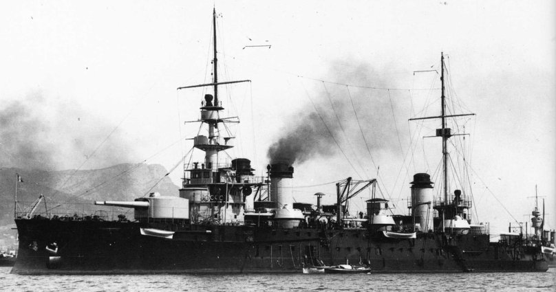 Эскадренный броненосец "Jaureguiberry"