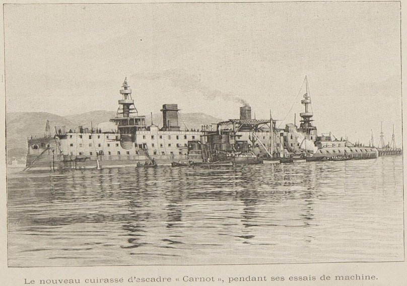 Французский броненосец Карно