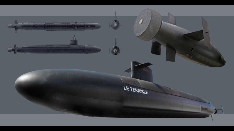 Подводная лодка Барракуда Франция