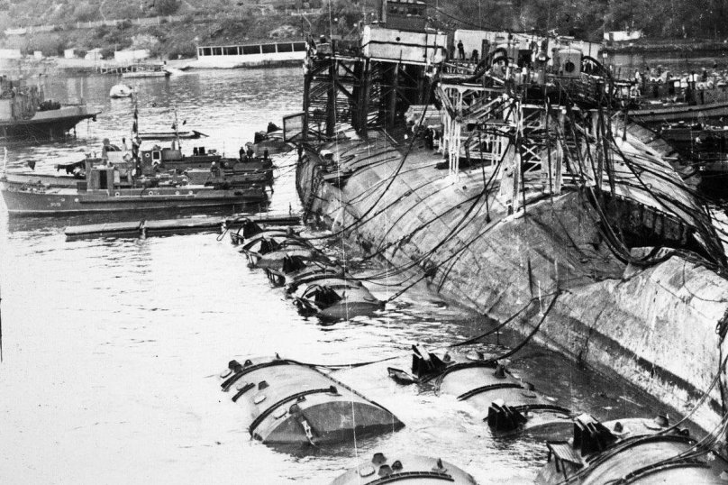 Гибель линкора Новороссийск в 1955