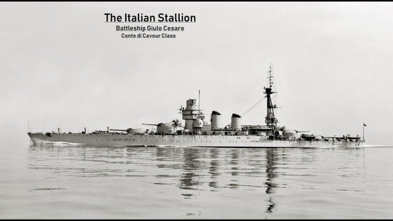 Итальянский линкор Конте ди Кавур