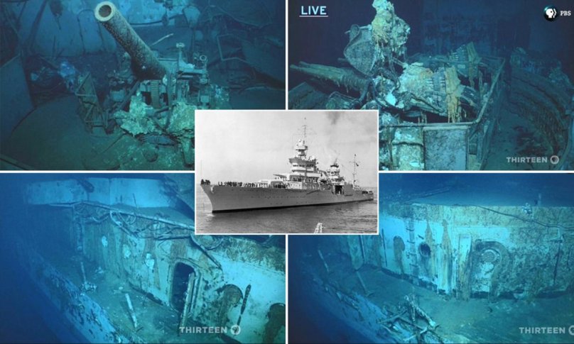 USS Indianapolis CA-35 на дне