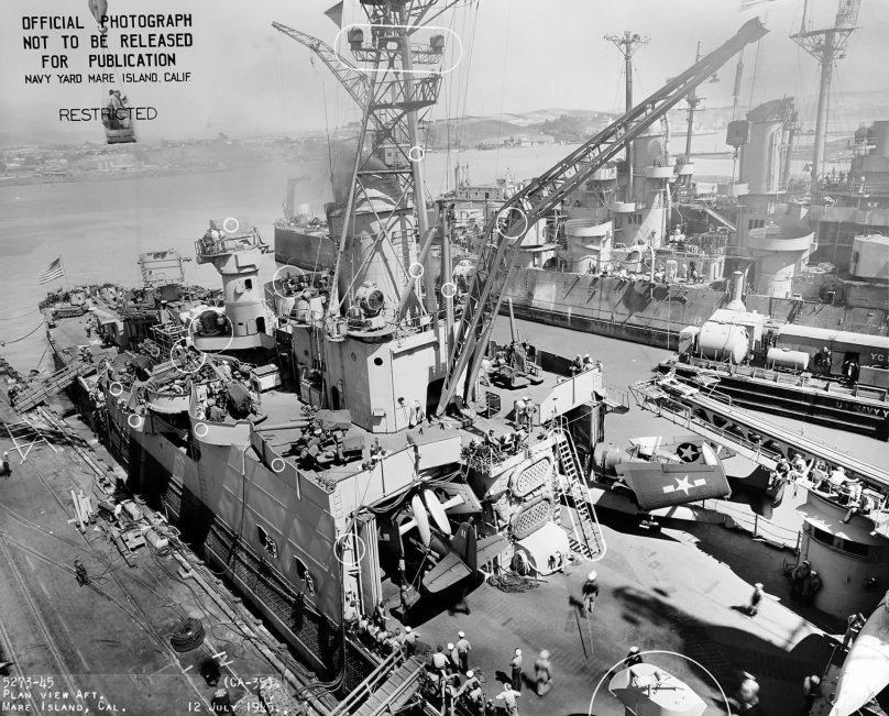 USS Indianapolis 1945