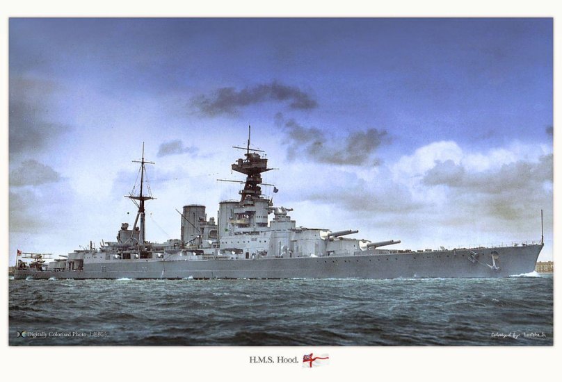 HMS Hood 1918 линейные крейсера Великобритании