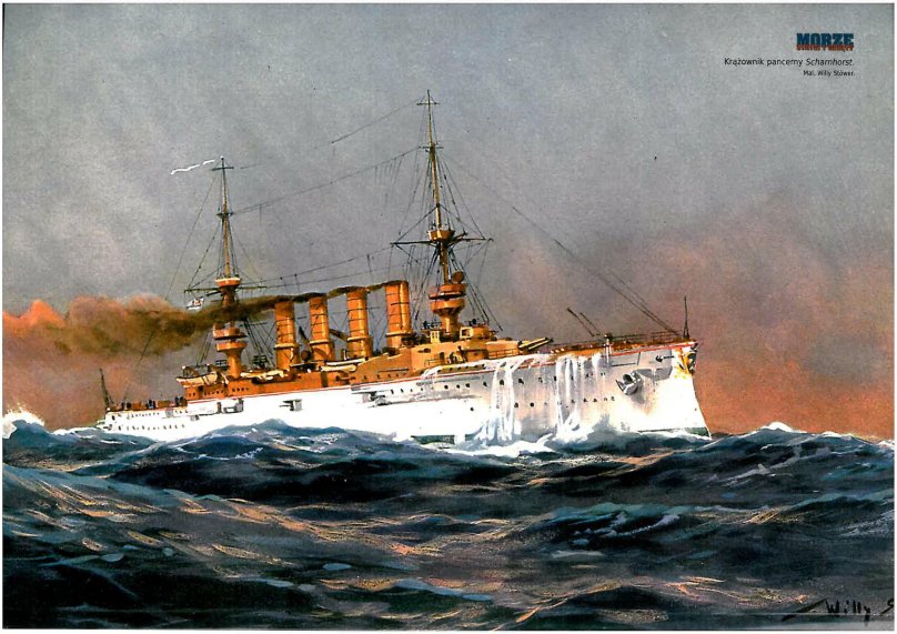 Броненосный крейсер Гнейзенау 1906