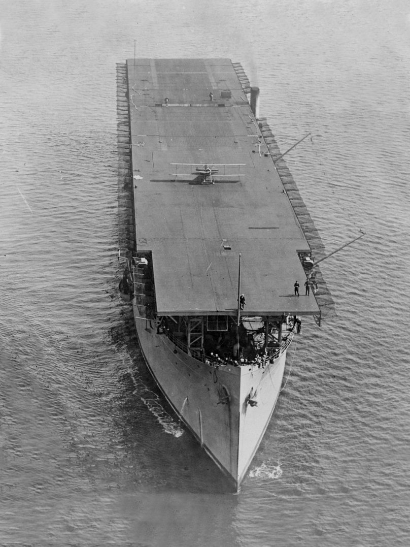 USS Langley CV-1 на дне