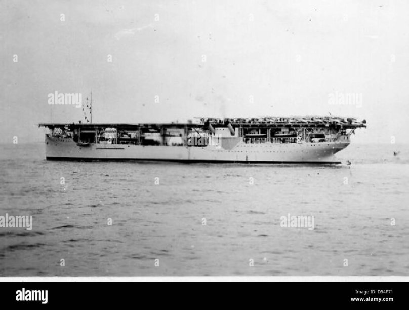 Авианосец Лэнгли на дне