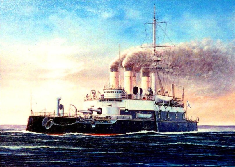 Крейсер Наварин броненосец