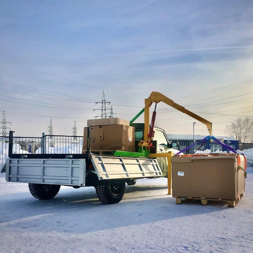 Кран в кузов газели