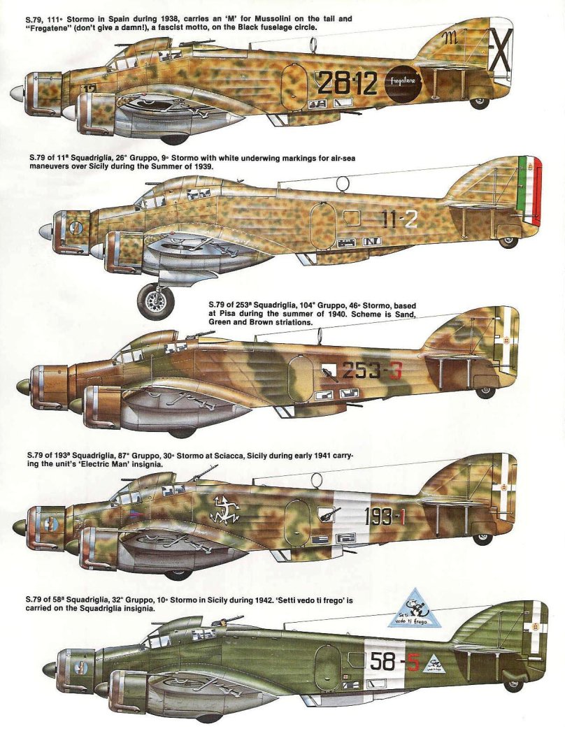Итальянские самолеты второй мировой