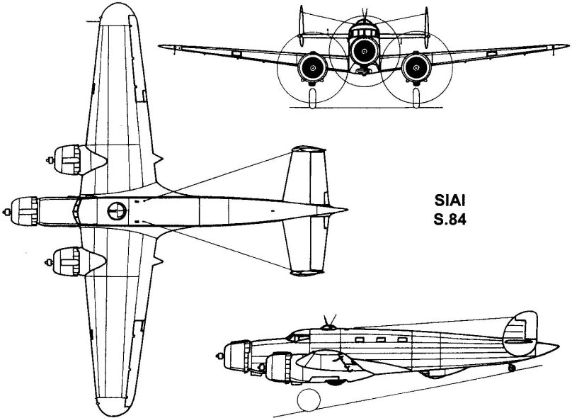 Итальянский бомбардировщик Савойя-Маркетти 79