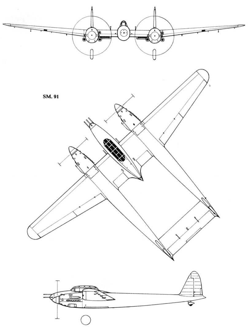 Истребитель Savoia-Marchetti SM.91
