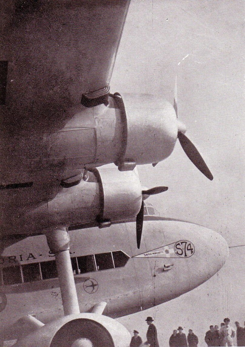 Андрей Крумкач. Транспортно - пассажирский самолёт Savoia-Marchetti SM-74 "millepiedi