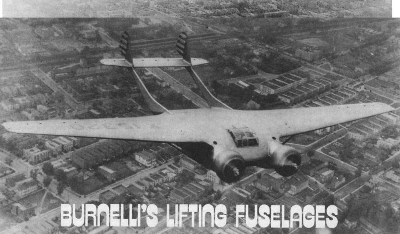 Самолеты с несущим фюзеляжем