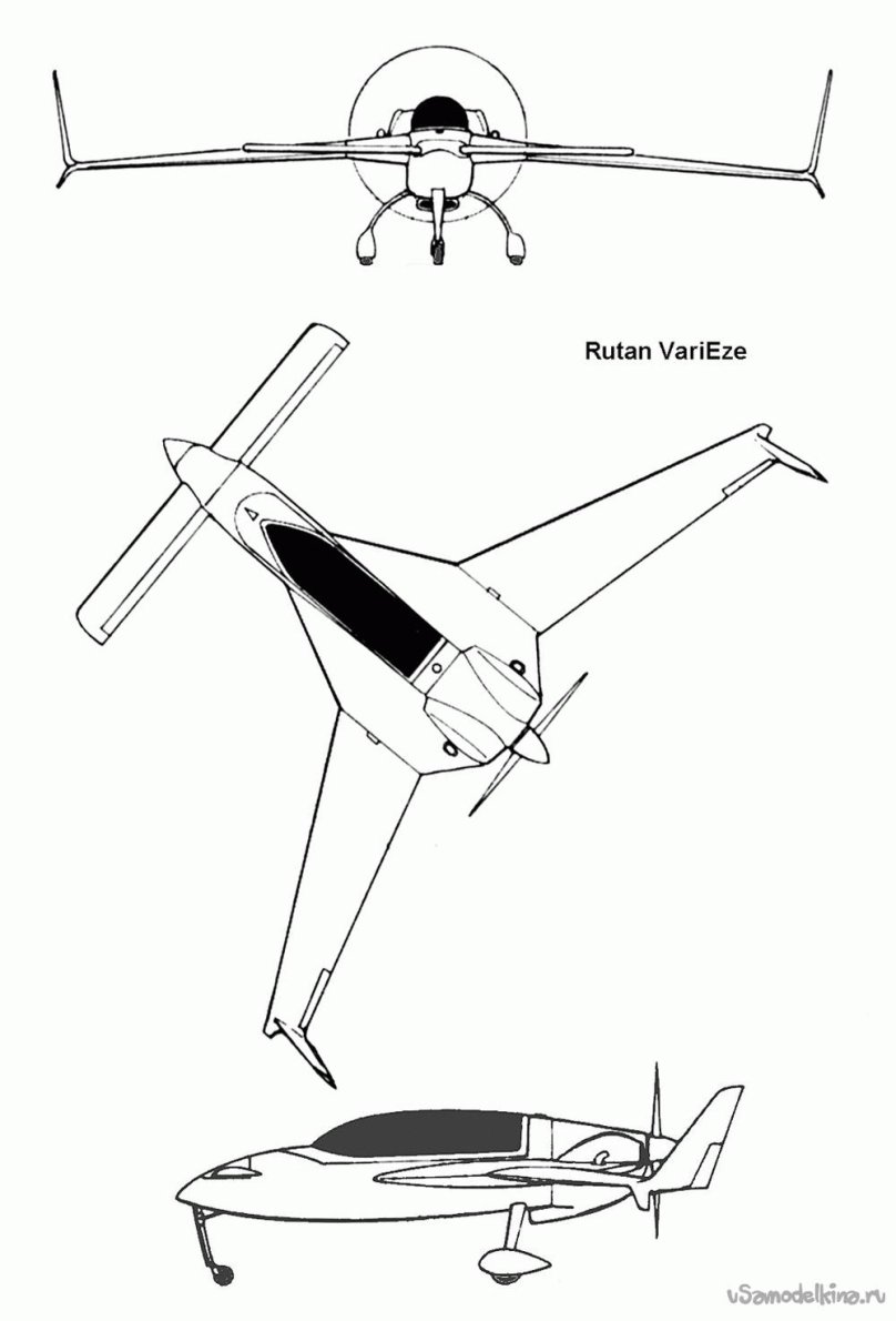 Rutan long-ez чертежи