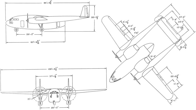 Fairchild c-119 Retro