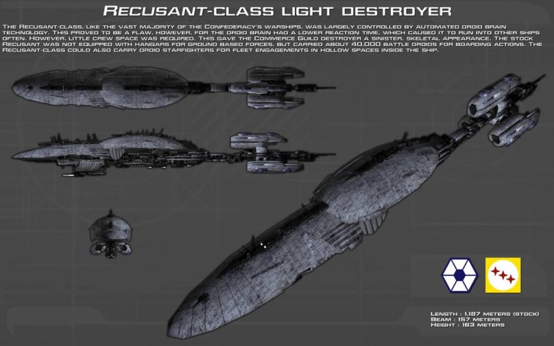 Recusant-class Light Destroyer