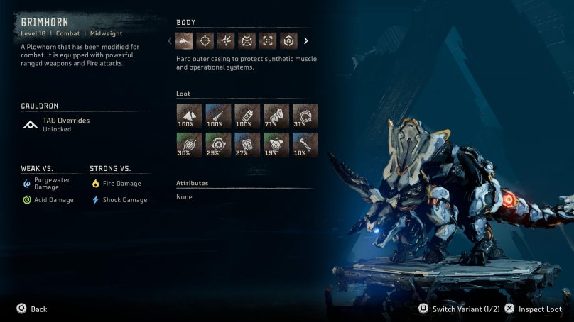 Horizon Forbidden West плугорог