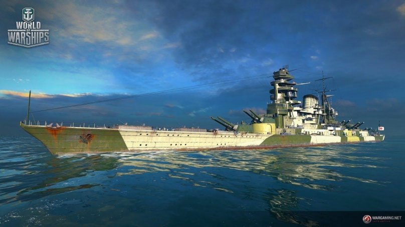 Линкор Амаги в World of Warships