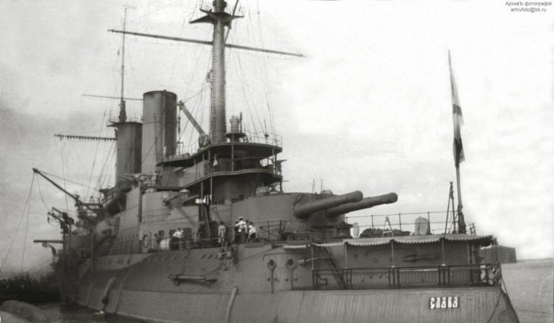 Броненосец Орел после Цусимского сражения