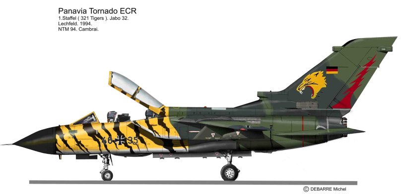 Истребитель Tornado ECR