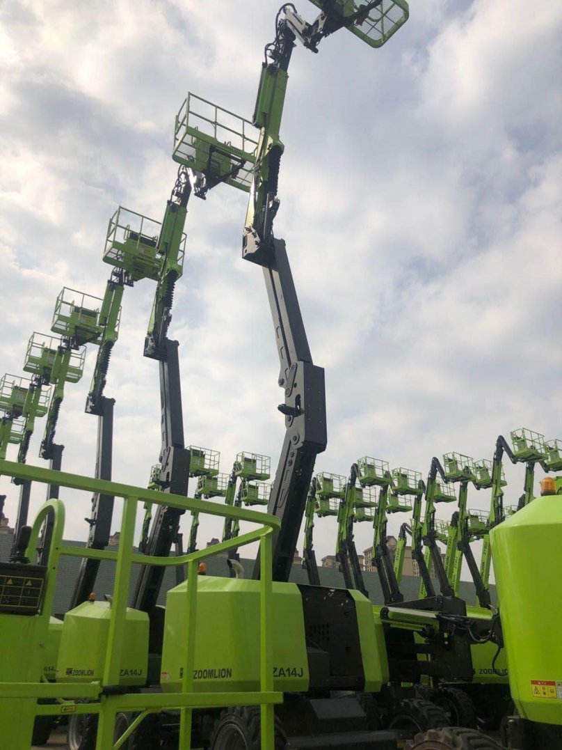 Коленчатые подъемники Zoomlion
