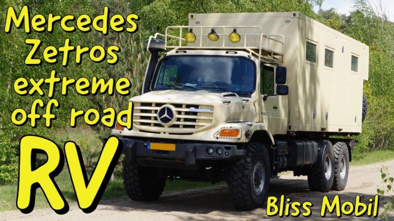 Mercedes Benz Zetros 6x6 автодом