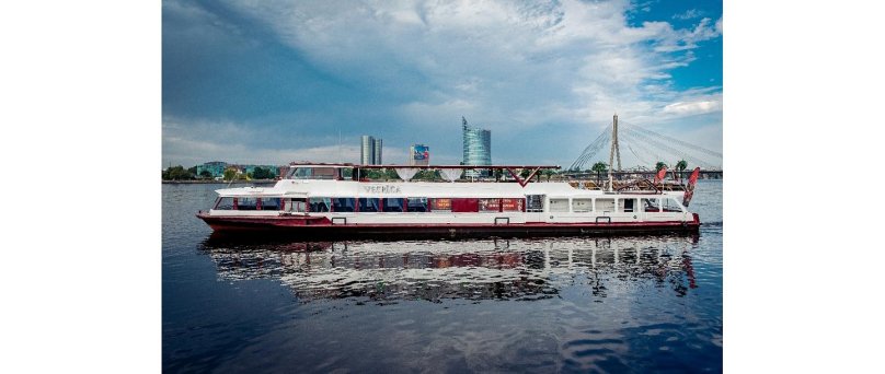 Даугава Рига советские фото Речной трамвай