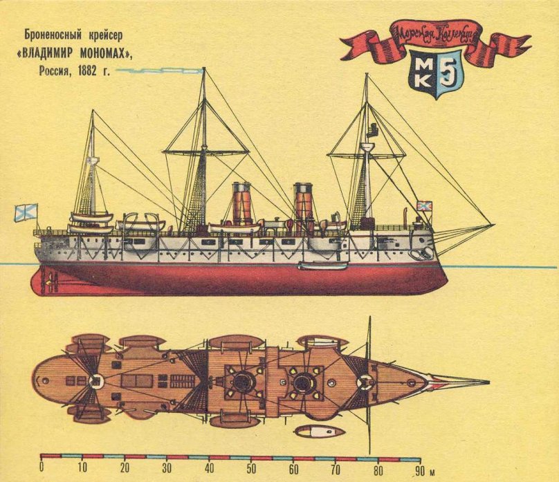 Броненосный крейсер-Фрегат Дмитрий Донской