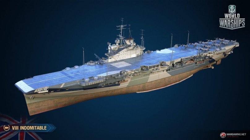 Indomitable авианосец