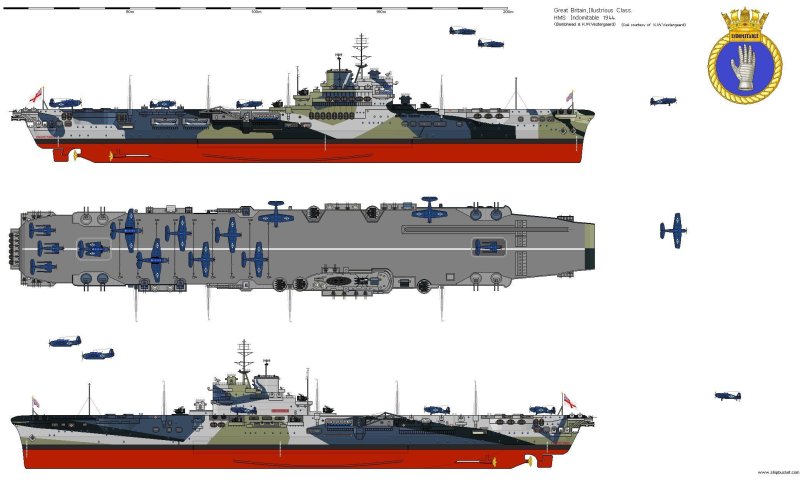 Авианосец Илластриес 1940