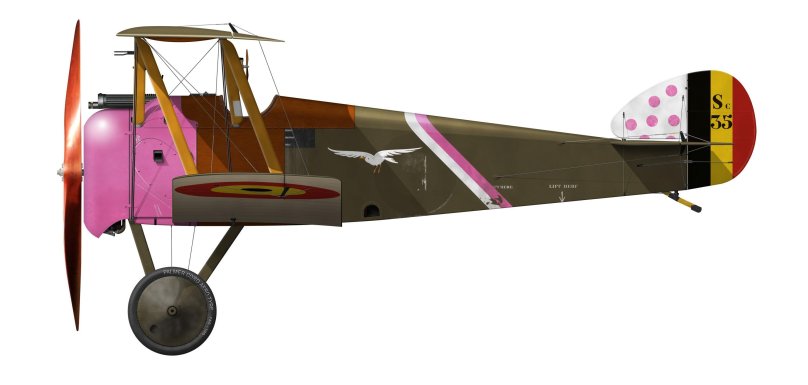 Самолет в профиль