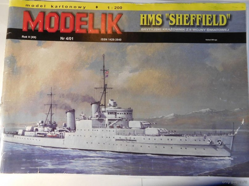 HMS Sheffield (Modelik 4/2001)