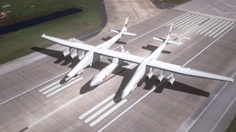 Stratolaunch самолет Paul Allen
