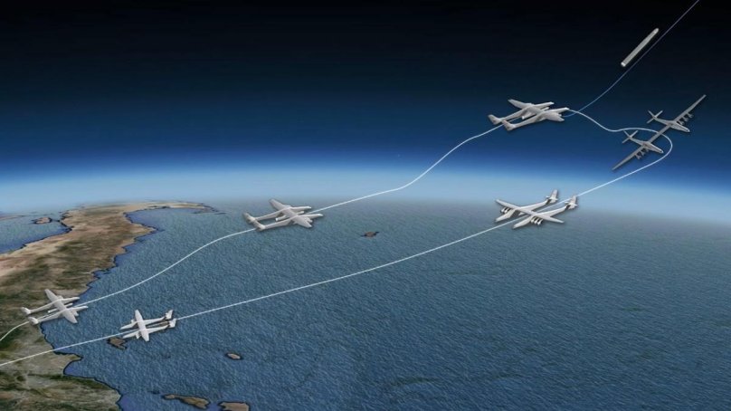 Самолет scaled Composites Stratolaunch model 351