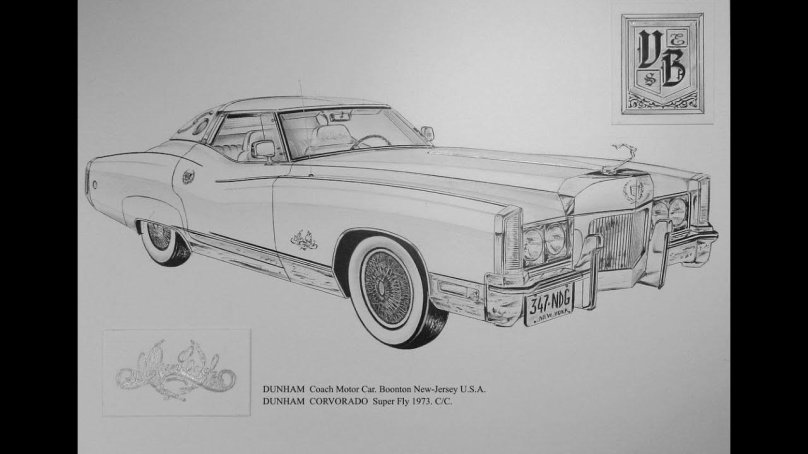 Cadillac Coupe Deville 1950 картина