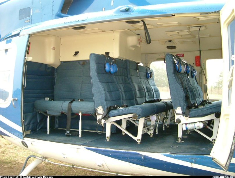 Белл 412 вертолет салон