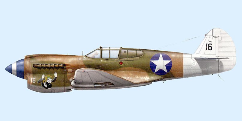 Curtiss p-40e Warhawk