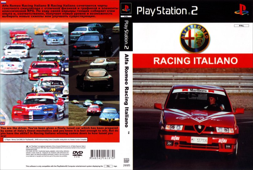Alfa Romeo Racing italiano ps2