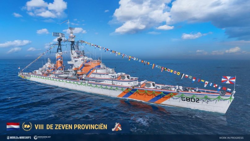 Голландский крейсер World of Warships