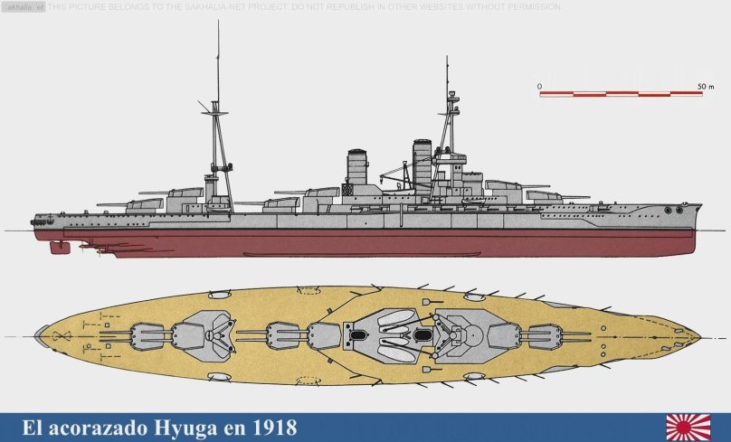 Линкор авианосец Хьюга