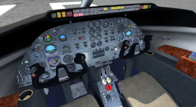 Learjet 60 Cockpit