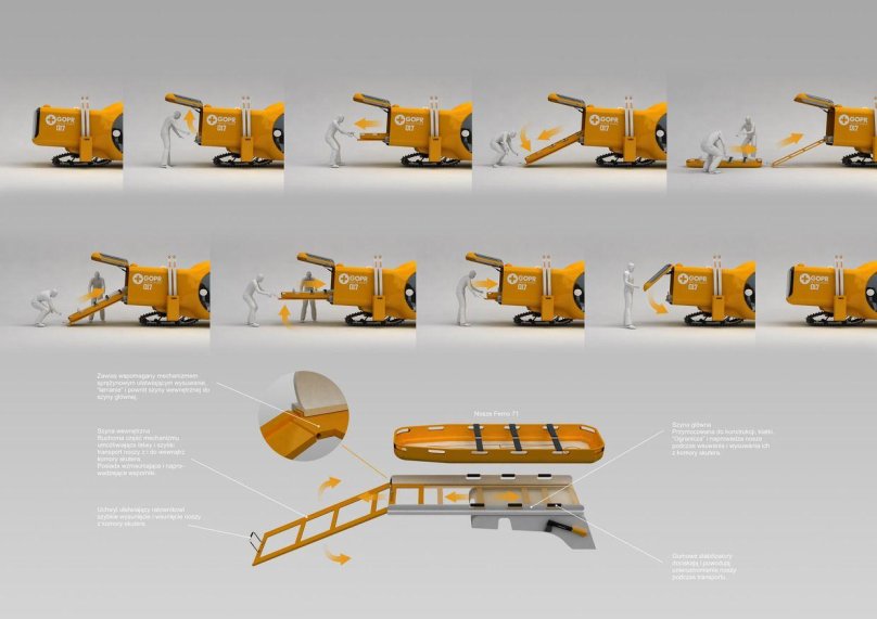 Спасательный снегоход