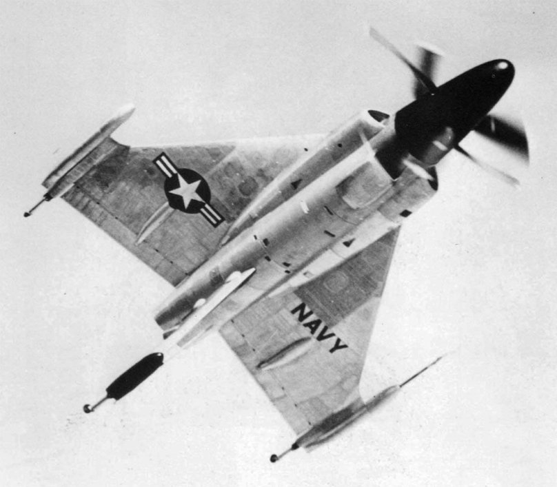 Самолет Convair XFY-1 Pogo