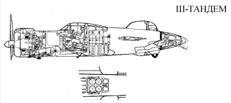 Самолет Грушин ш Тандем