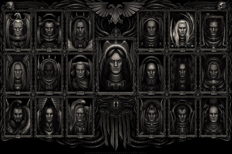 Warhammer 40k Император и примархи