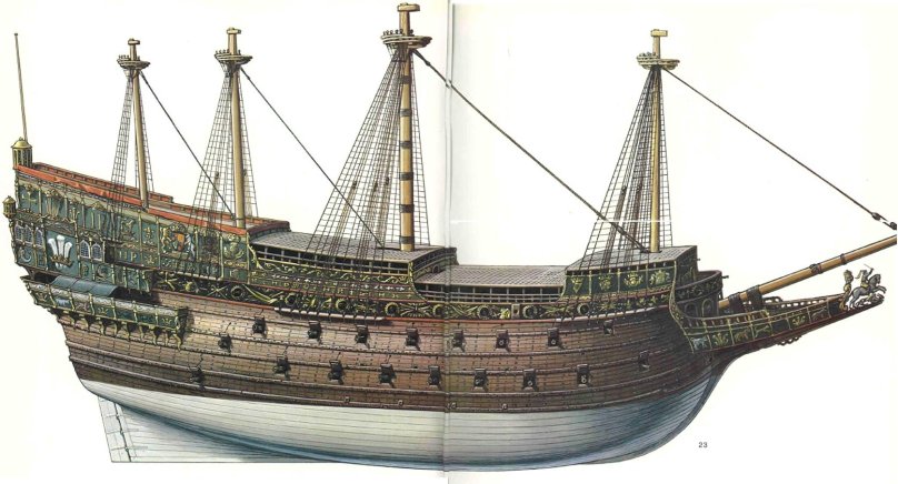 HMS Prince Royal 1610 модель