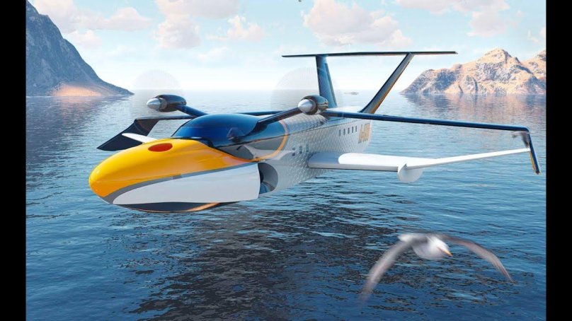 Экраноплан а 050 Чайка 2