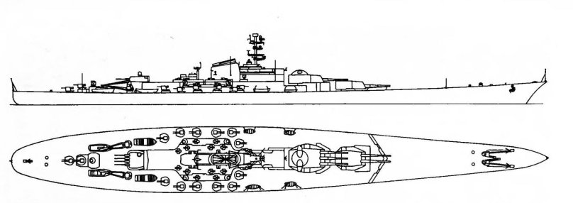Линкор проекта 24 схема
